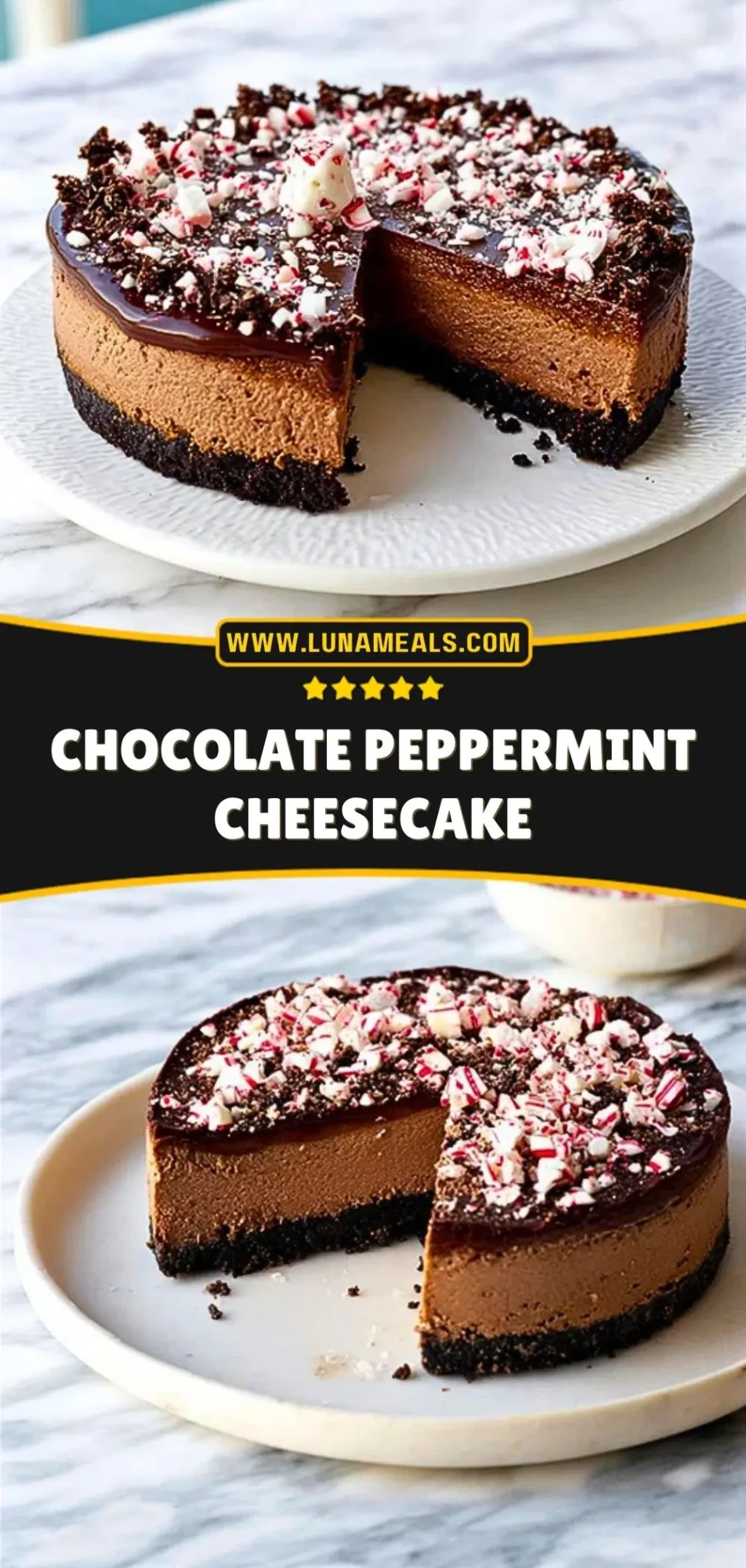 Chocolate Peppermint Cheesecake (3)