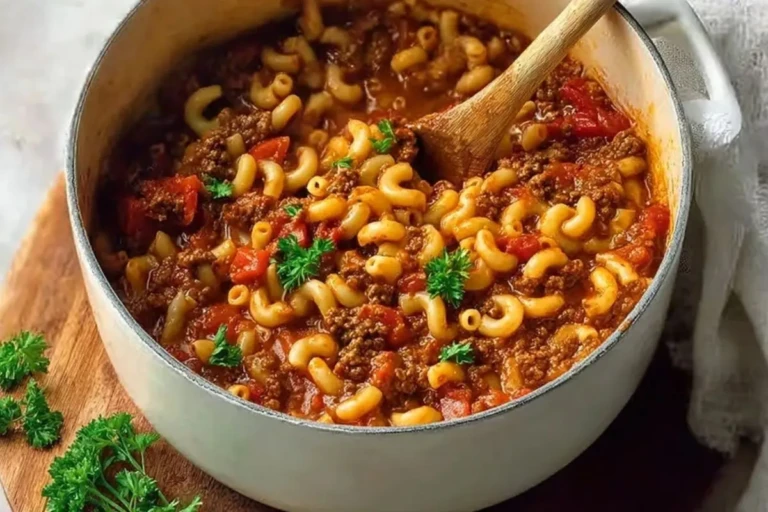 Comforting Ground Beef Goulash
