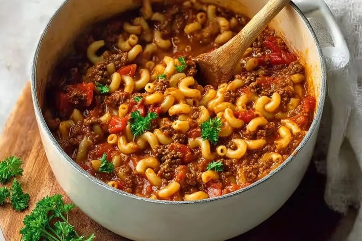 Comforting Ground Beef Goulash