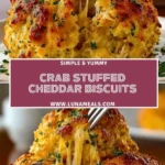 Crab Stuffed Cheddar Biscuits (2)