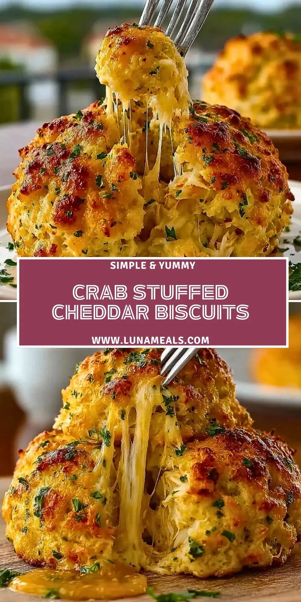 Crab Stuffed Cheddar Biscuits (2)