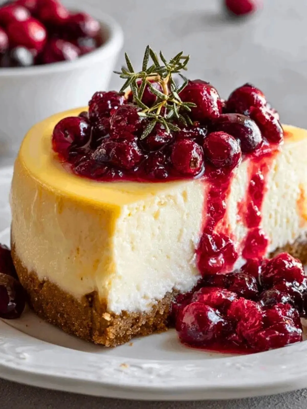 Cranberry White Chocolate Cheesecake (1)
