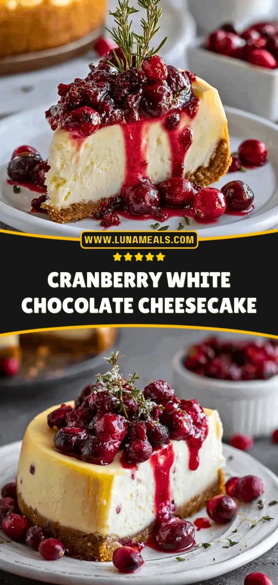 Cranberry White Chocolate Cheesecake (3)