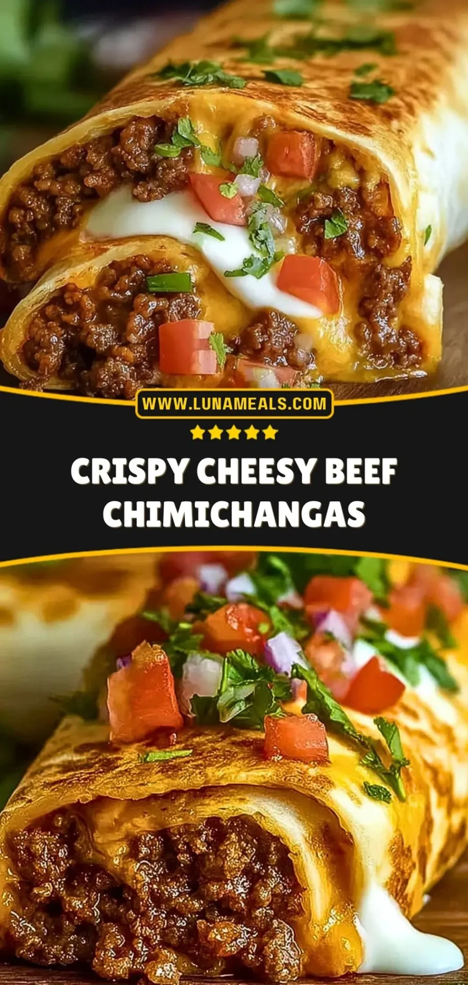 Crispy Cheesy Beef Chimichangas (3)