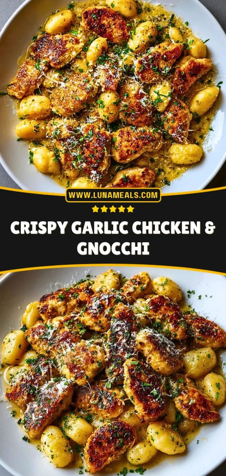 Crispy Garlic Chicken & Gnocchi (3)