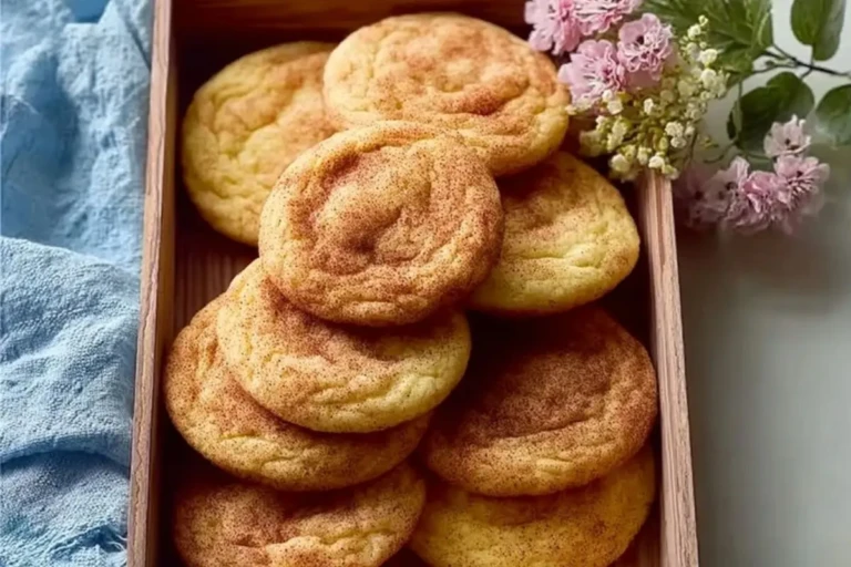 Easy Cake Mix Snickerdoodle Cookies