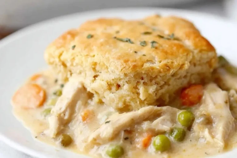 Easy Chicken Pot Pie Cobbler