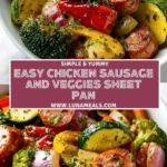 Easy Chicken Sausage and Veggies Sheet Pan (2)
