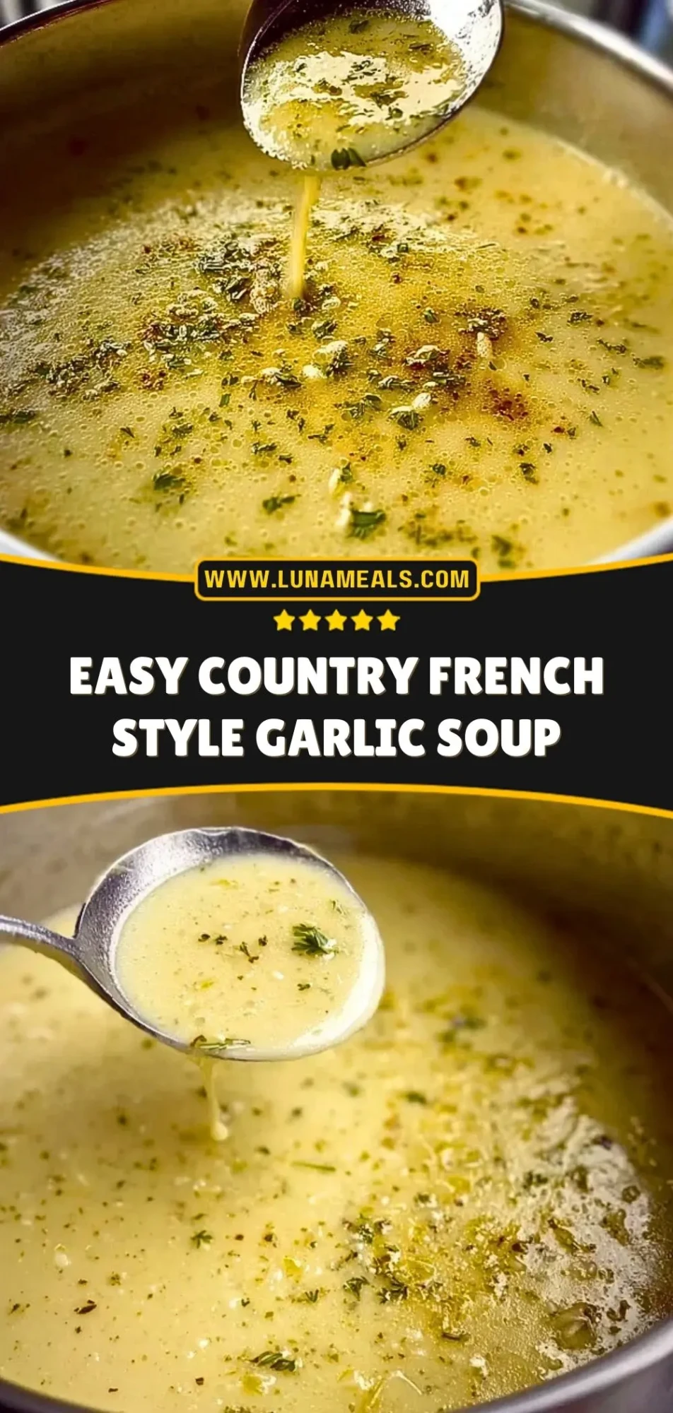 Easy Country French Style Garlic Soup (3)