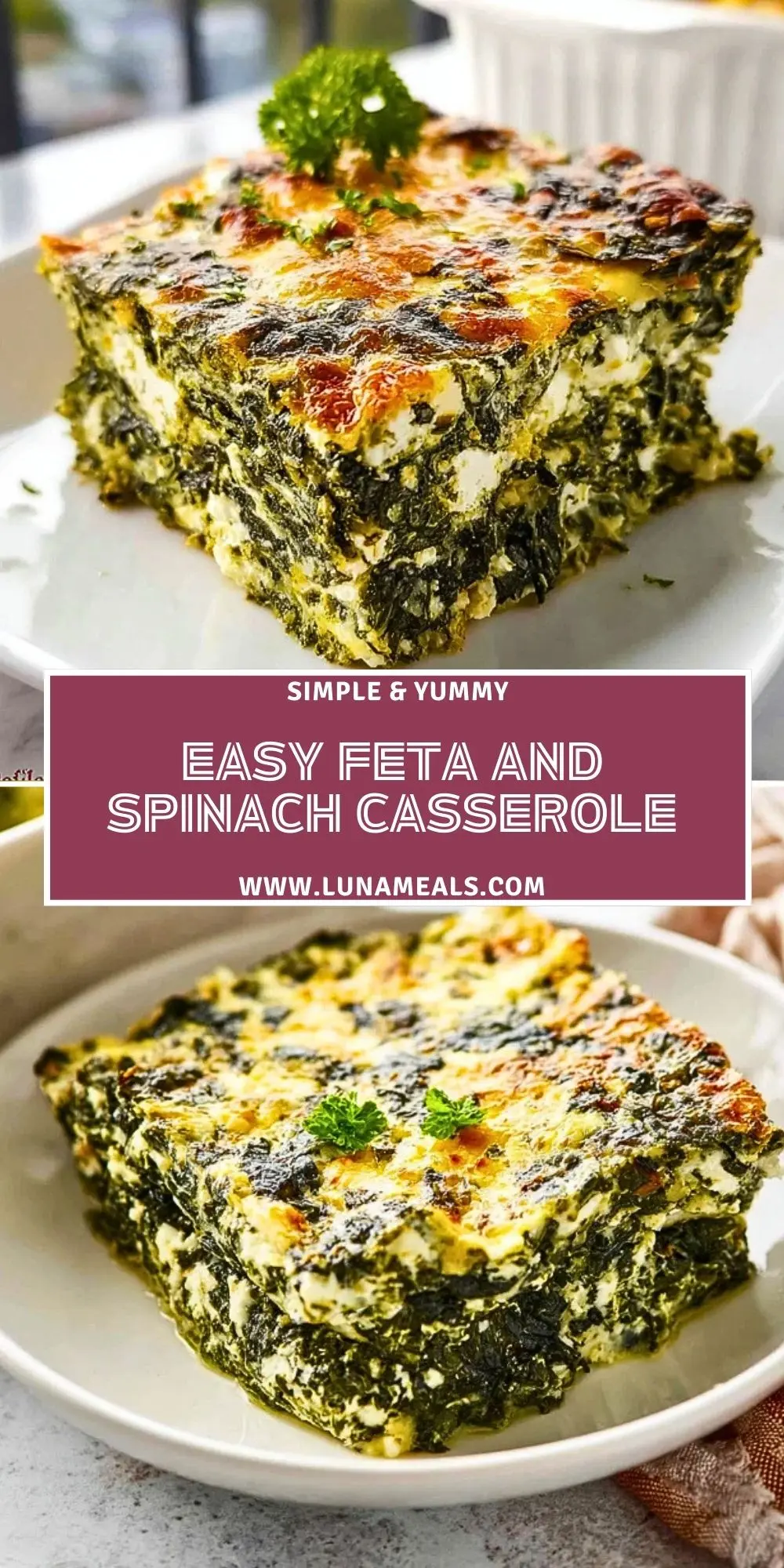 Easy Feta and Spinach Casserole (2)