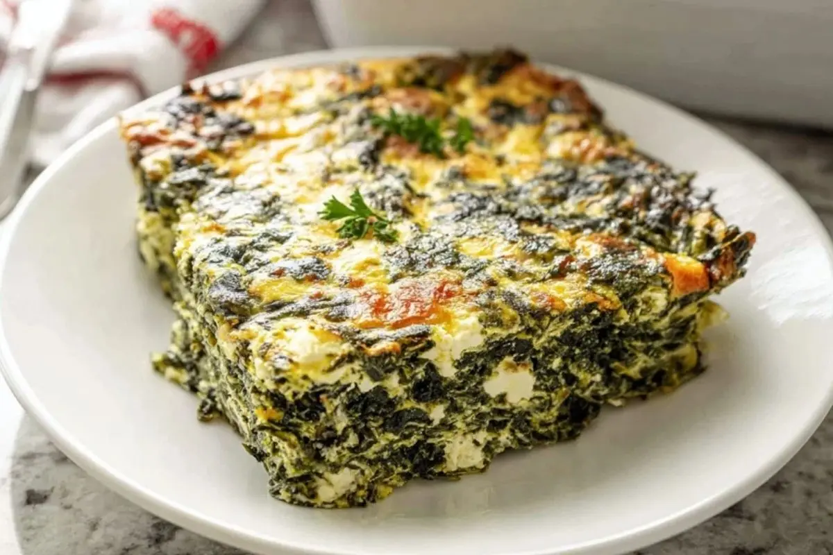 Easy Feta and Spinach Casserole