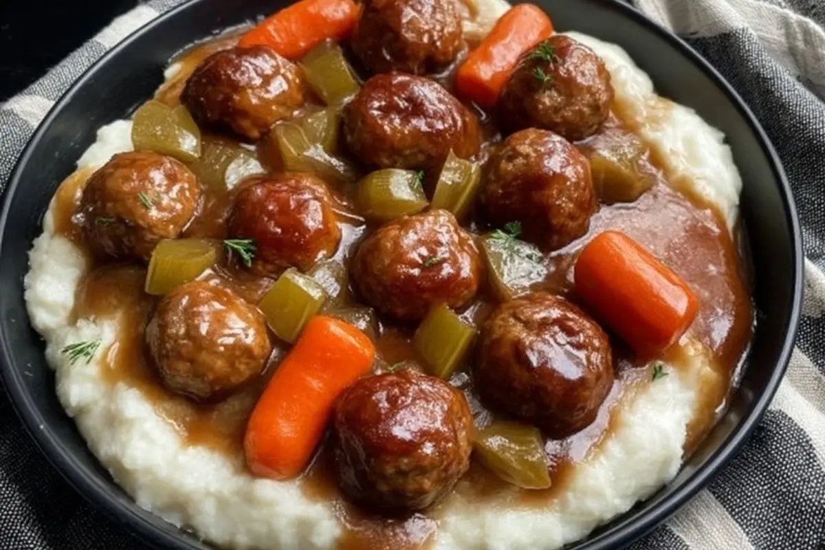Easy Frozen Meatball Pot Roast