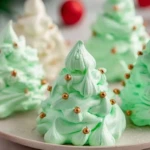 Festive Meringue Christmas Trees