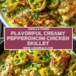Flavorful Creamy Pepperoncini Chicken Skillet (2)