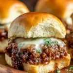 French Onion Beef Sloppy Joes