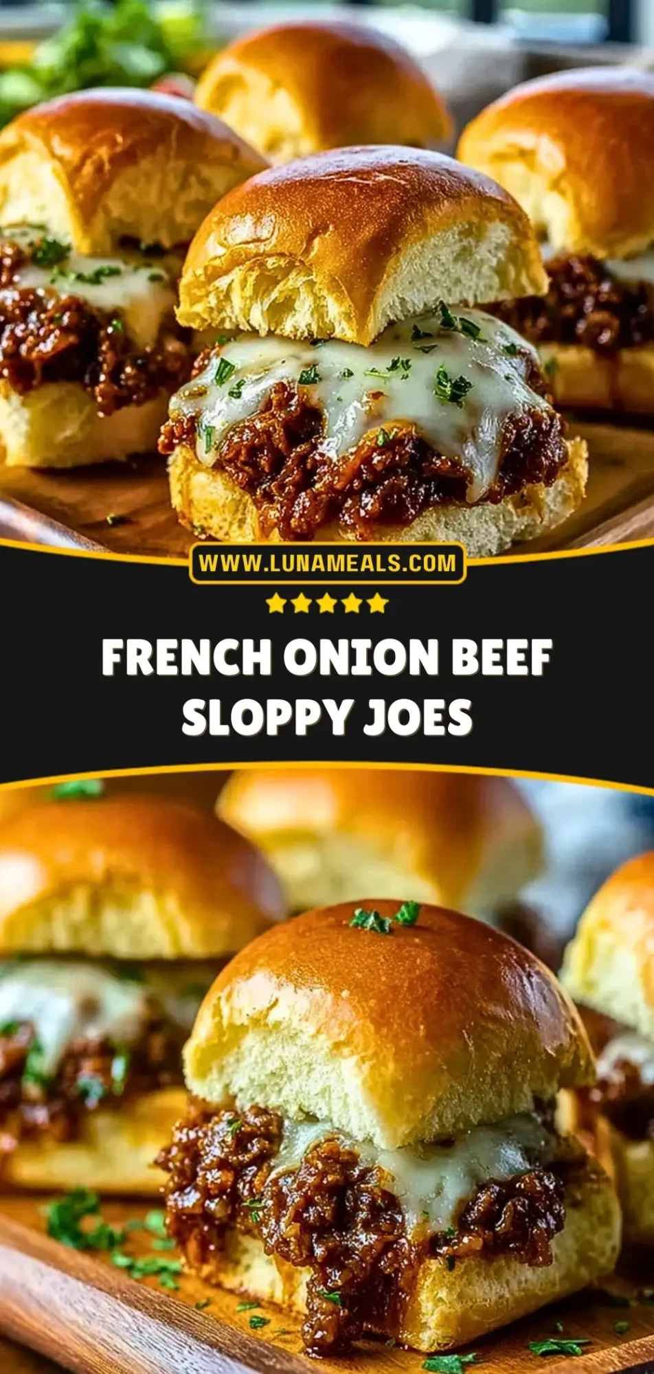 French Onion Beef Sloppy Joes (3)