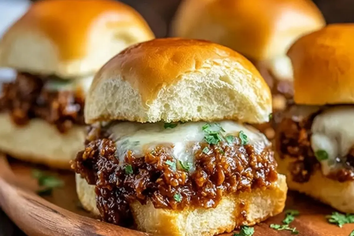 French Onion Beef Sloppy Joes