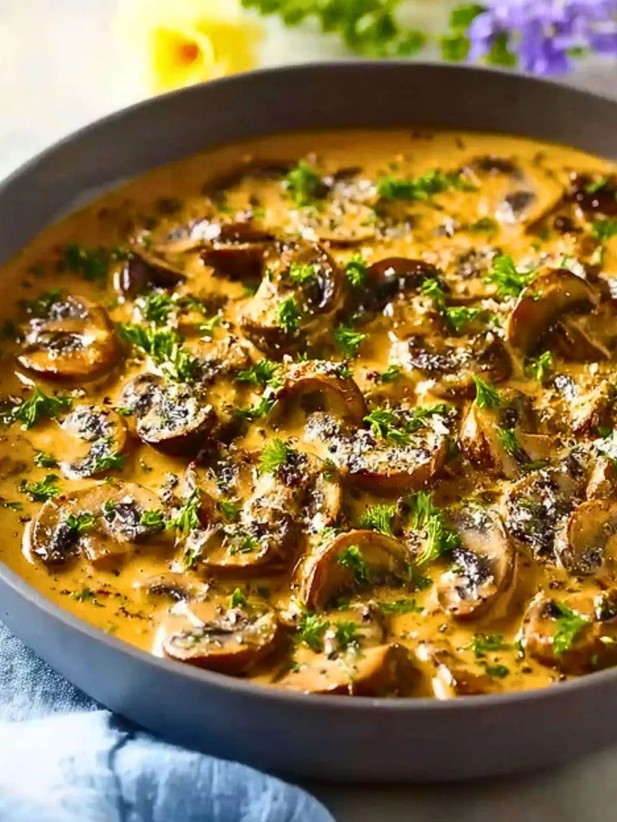 Garlic Mushroom Stroganoff (1)