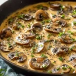 Garlic Mushroom Stroganoff