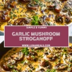 Garlic Mushroom Stroganoff (2)