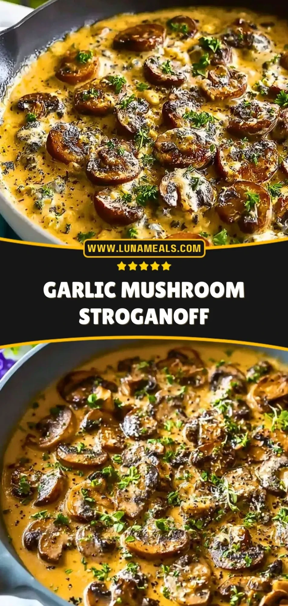 Garlic Mushroom Stroganoff (3)
