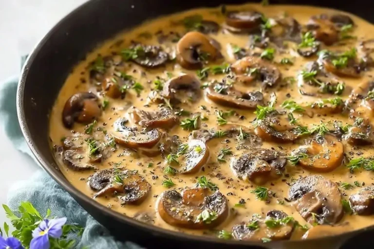 Garlic Mushroom Stroganoff