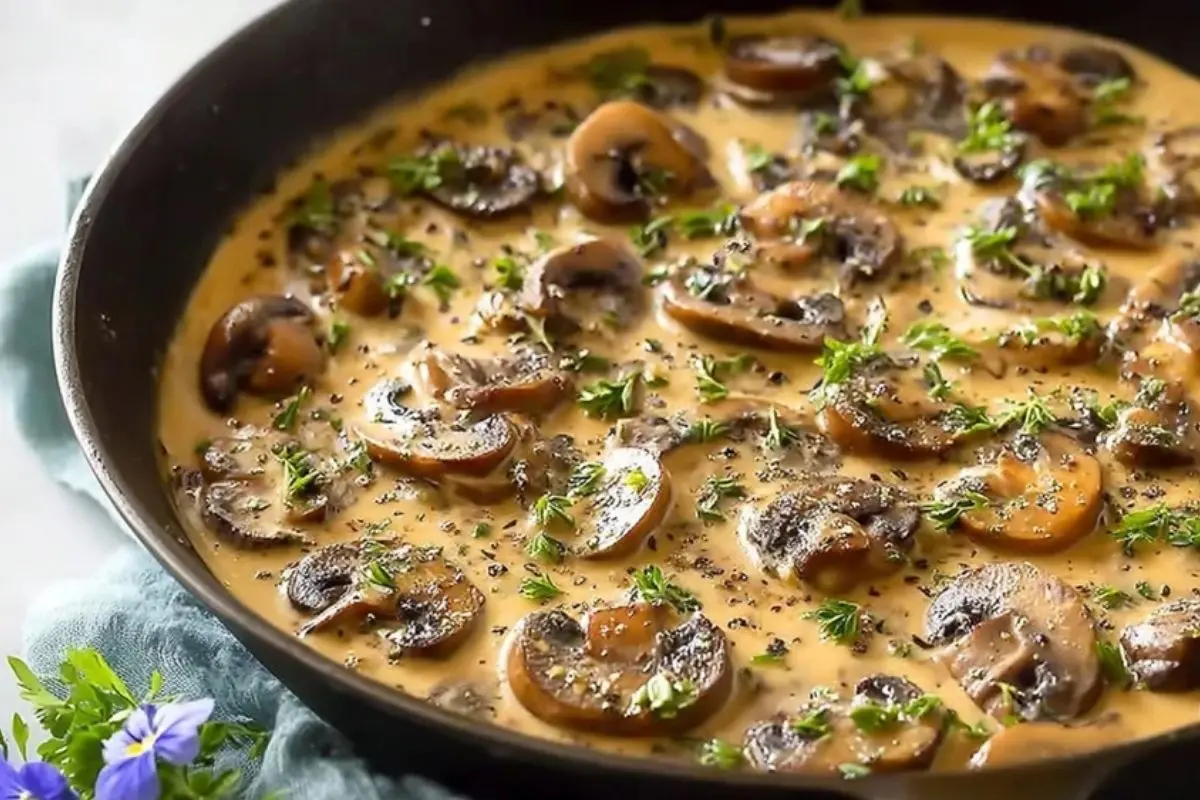 Garlic Mushroom Stroganoff