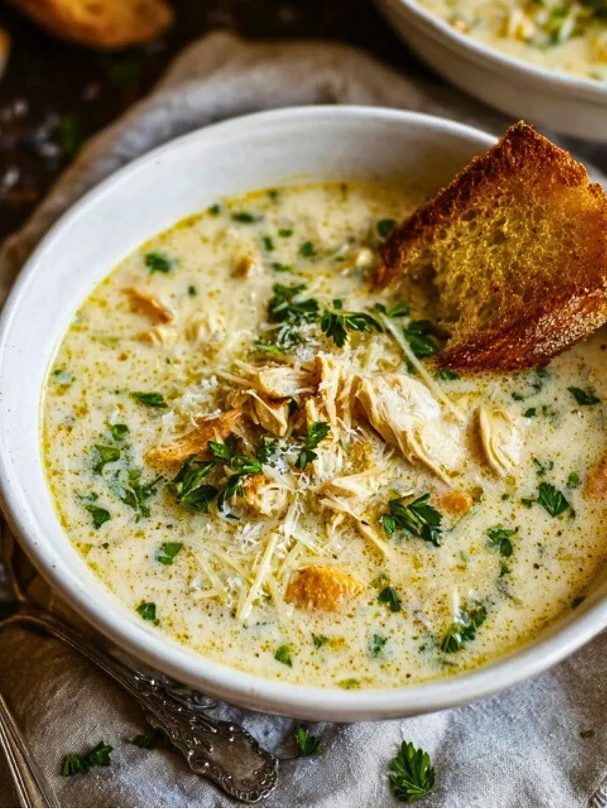 Garlic Parmesan Chicken Soup (1)