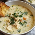Garlic Parmesan Chicken Soup