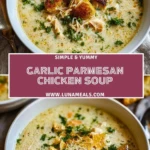 Garlic Parmesan Chicken Soup (2)