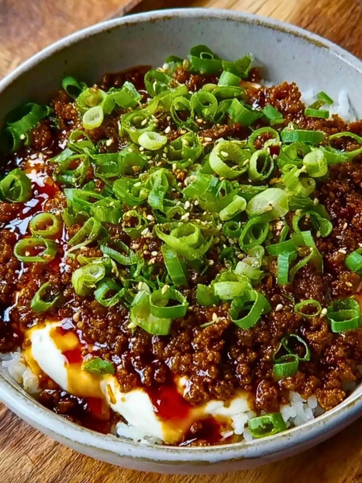 Ground Beef Hot Honey Bowl (1)