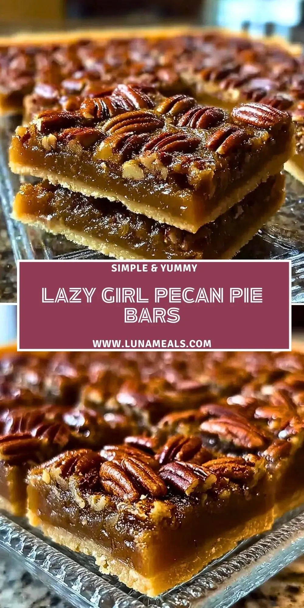 Lazy Girl Pecan Pie Bars (2)