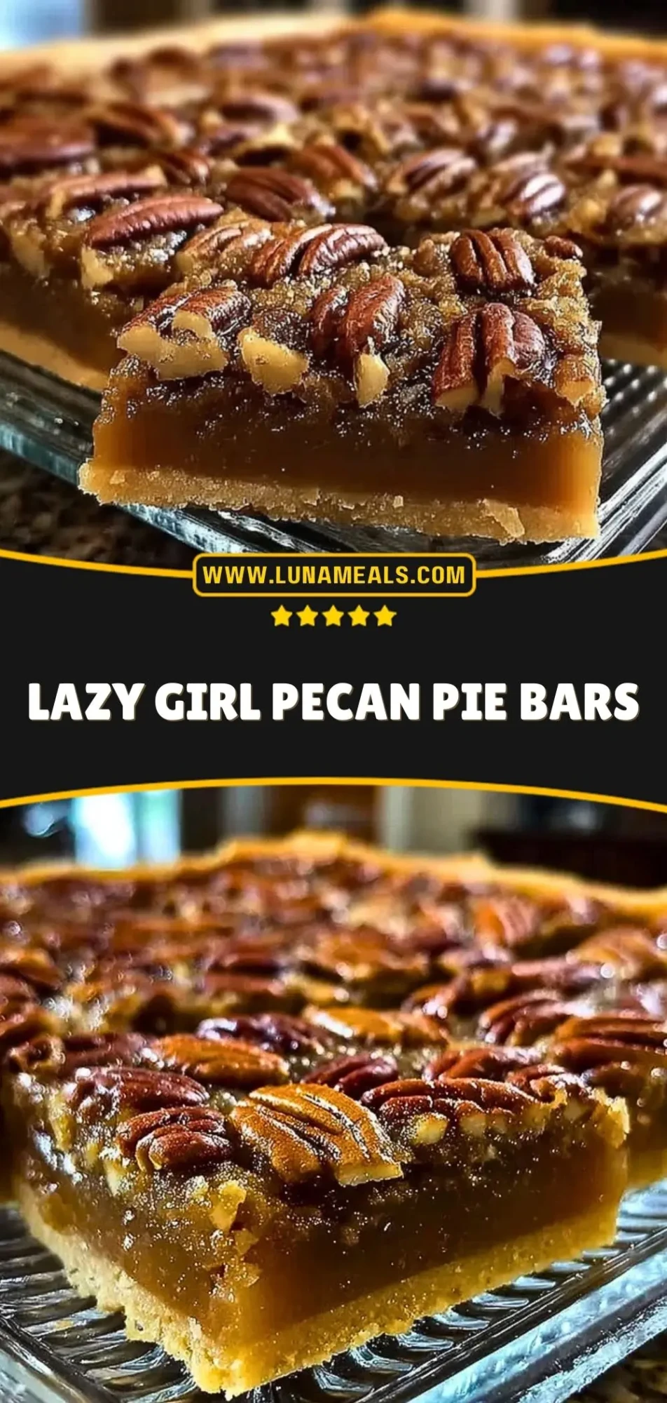 Lazy Girl Pecan Pie Bars (3)