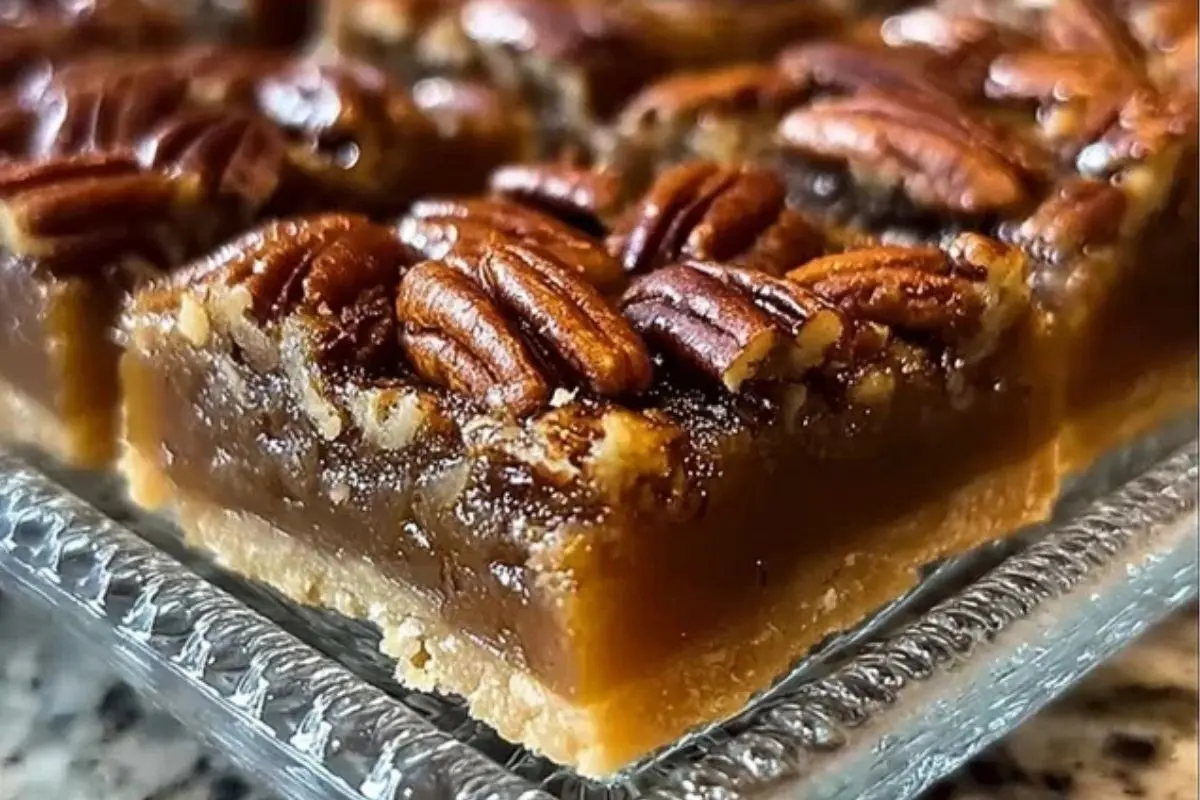 Lazy Girl Pecan Pie Bars