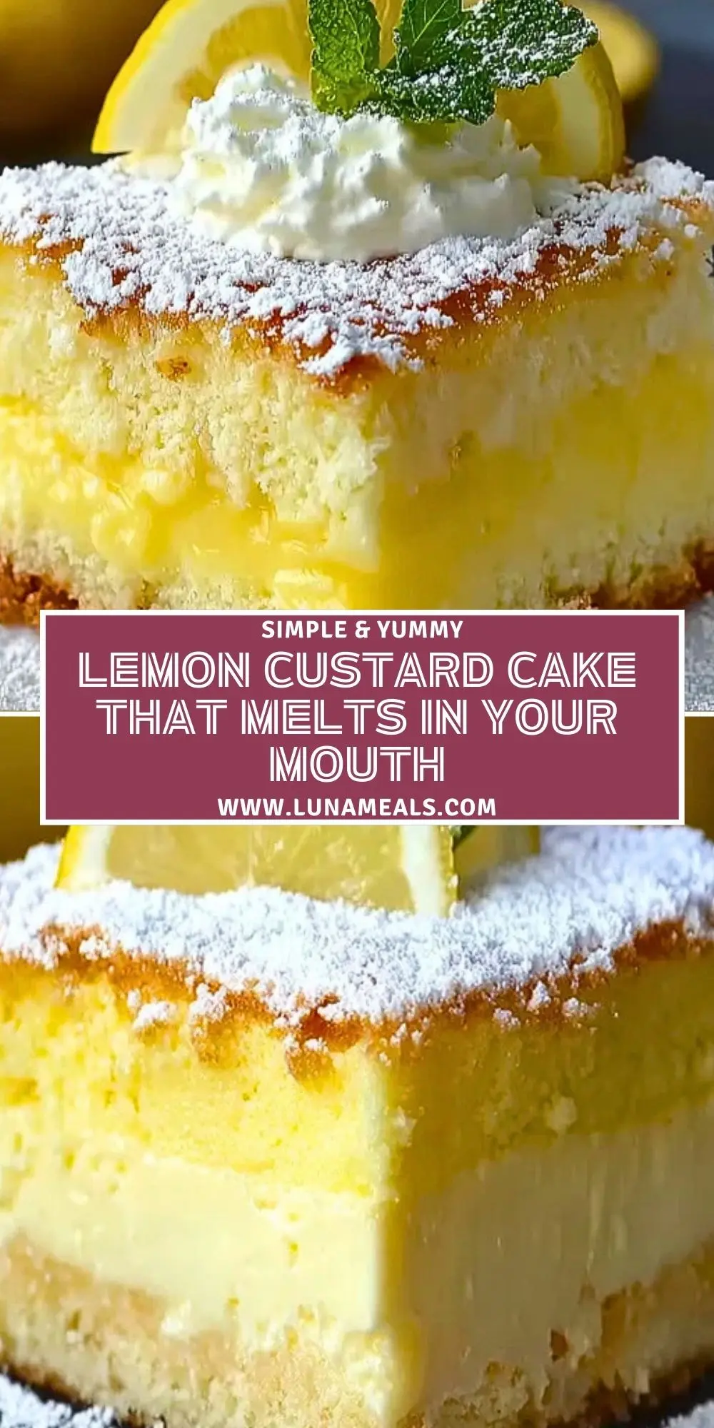 Lemon Custard Cake That Melts in Your Mouth (2)
