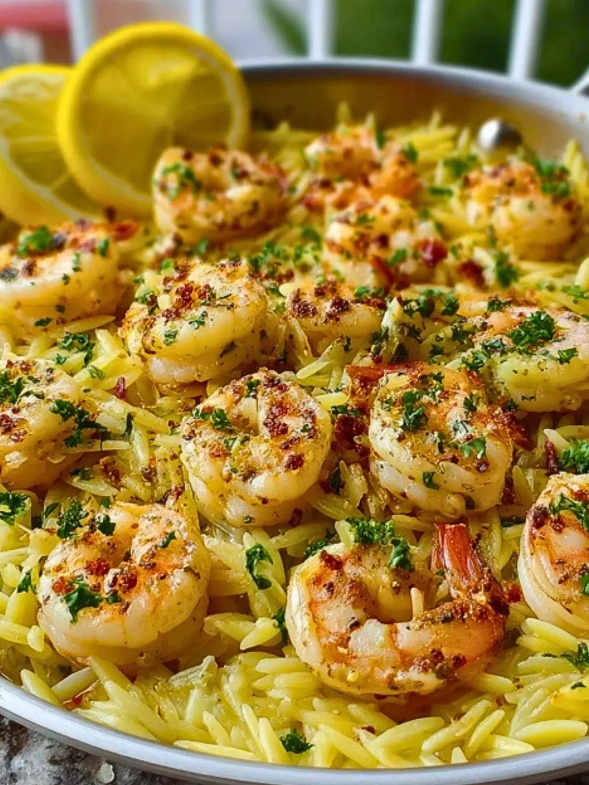 Lemon Garlic Shrimp Orzo (1)