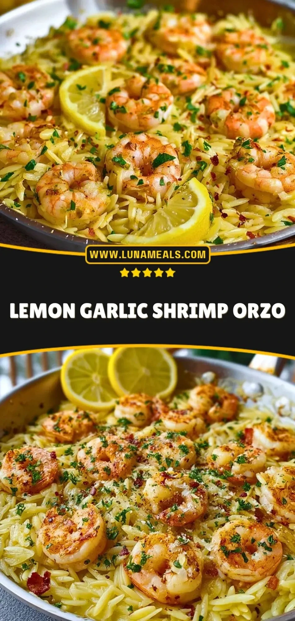 Lemon Garlic Shrimp Orzo (3)