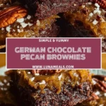 German Chocolate Pecan Brownies (2)