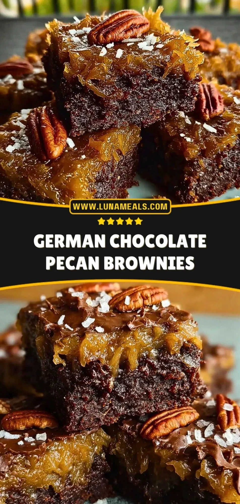 German Chocolate Pecan Brownies (3)
