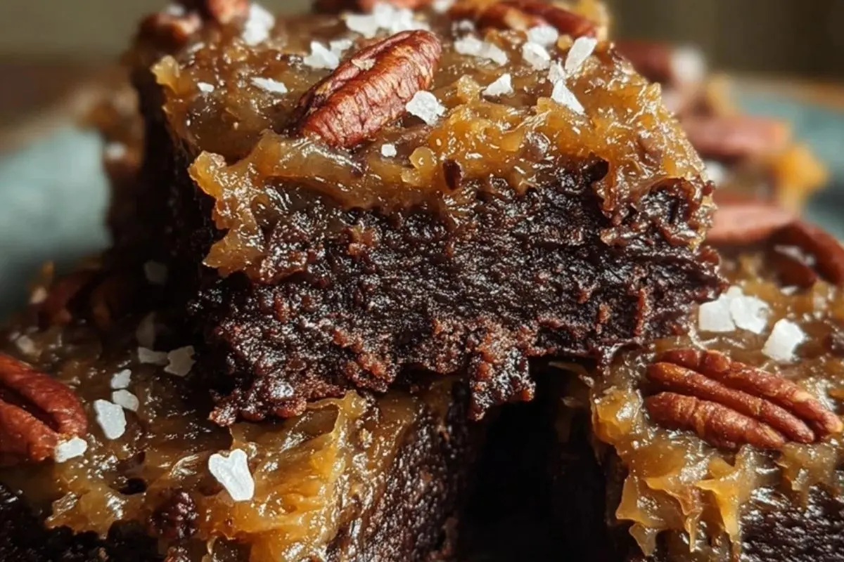 German Chocolate Pecan Brownies