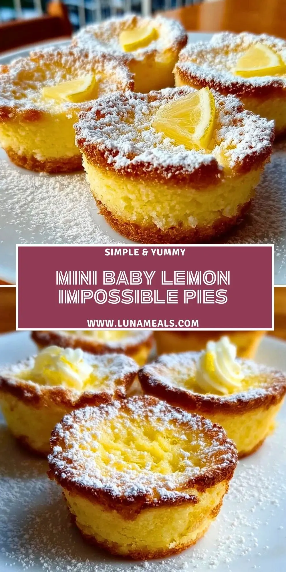 Mini Baby Lemon Impossible Pies (2)