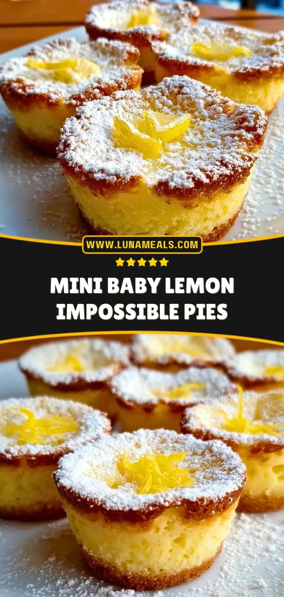 Mini Baby Lemon Impossible Pies (3)