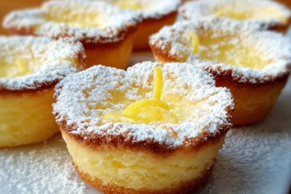 Mini Baby Lemon Impossible Pies