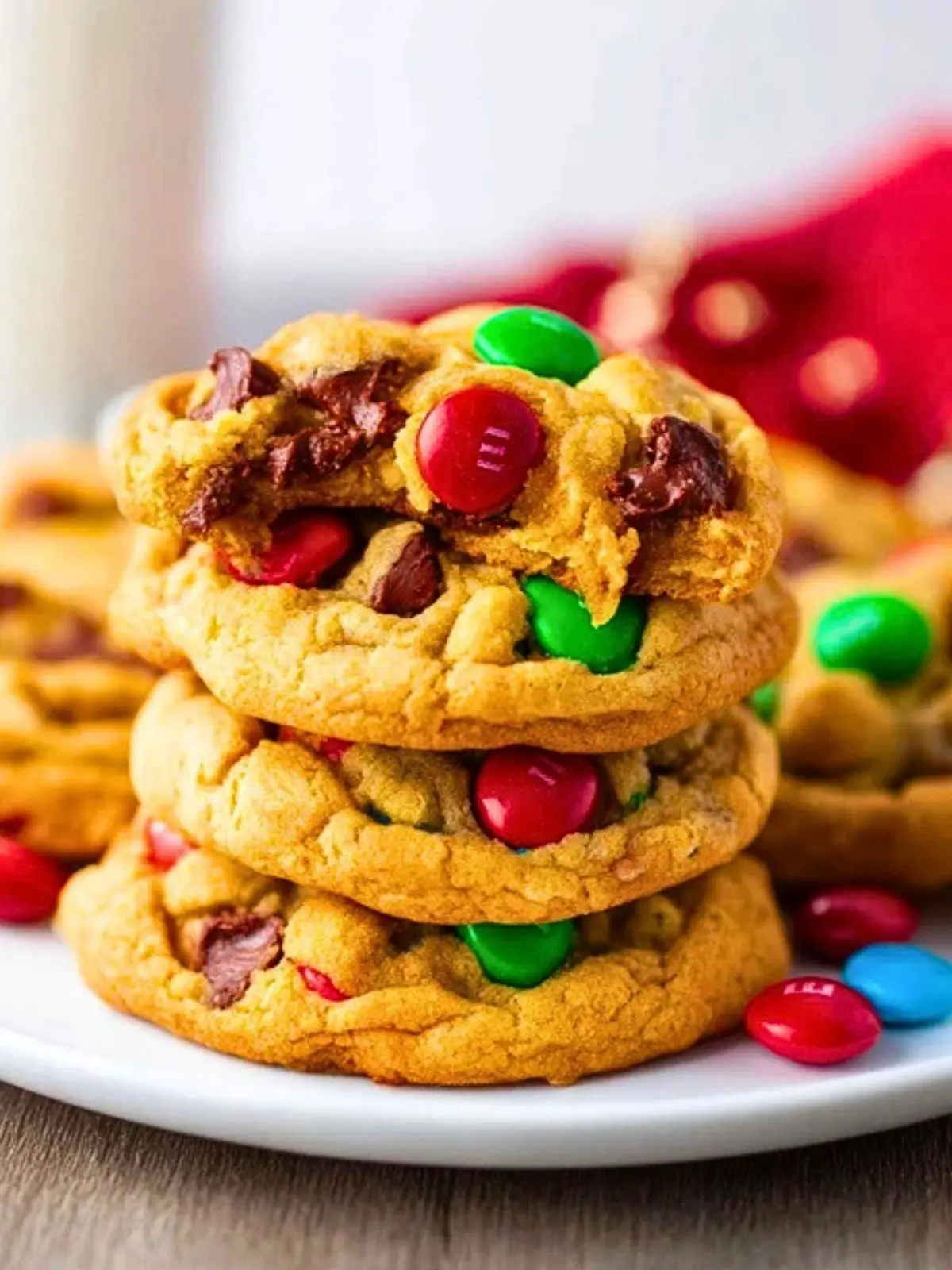 M&M Peanut Butter Cookies (1)