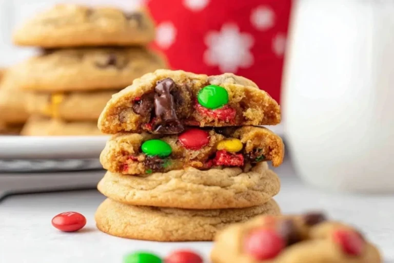 M&M Peanut Butter Cookies