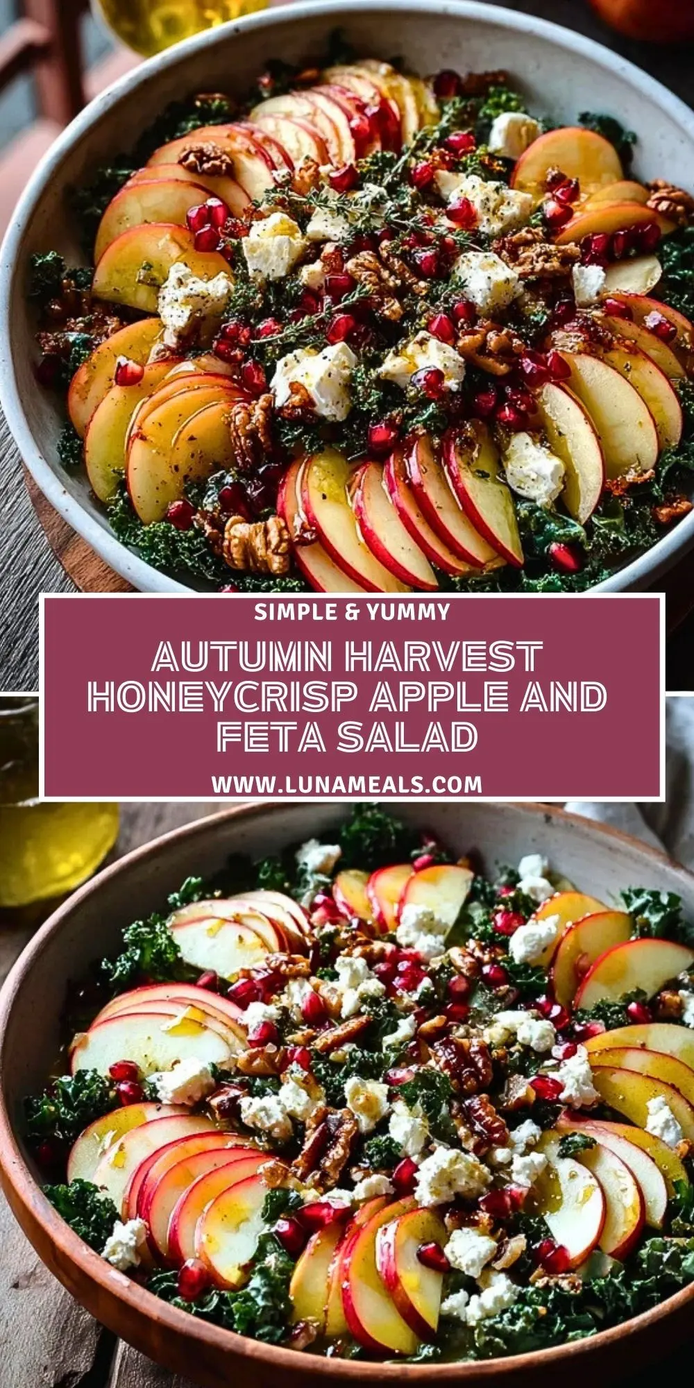 Autumn Harvest Honeycrisp Apple and Feta Salad (2)