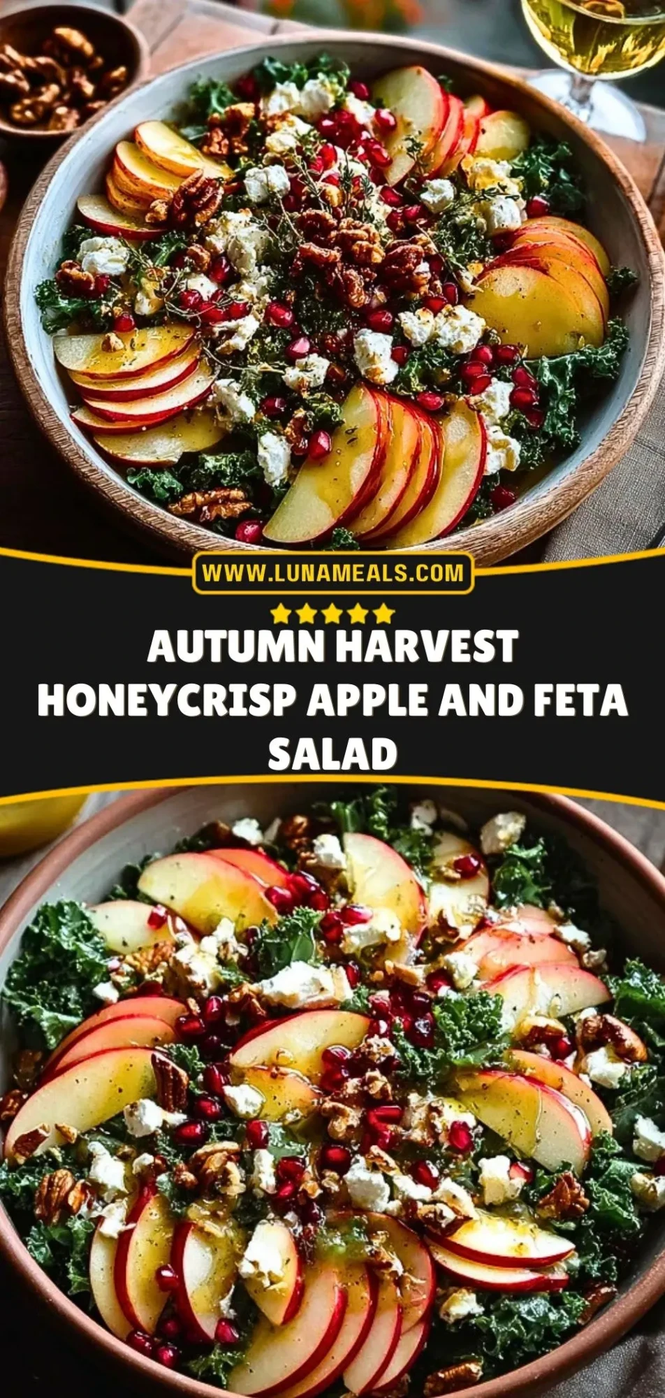 Autumn Harvest Honeycrisp Apple and Feta Salad (3)
