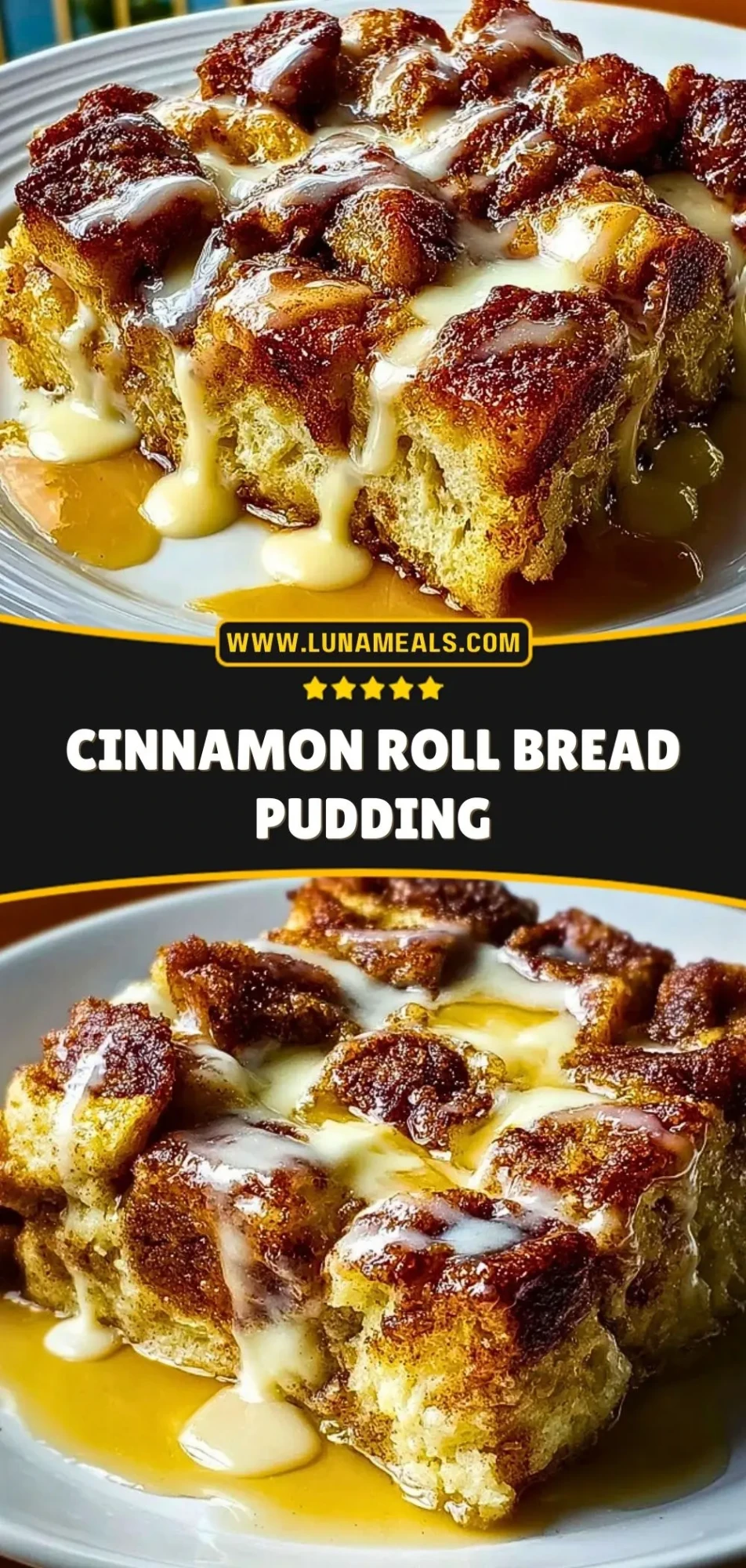 Cinnamon Roll Bread Pudding (3)