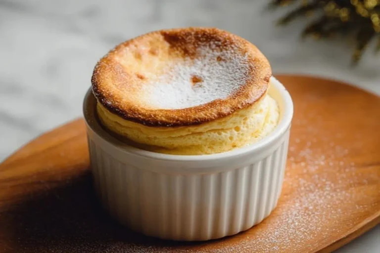 Eggnog Soufflé With Holiday Spices