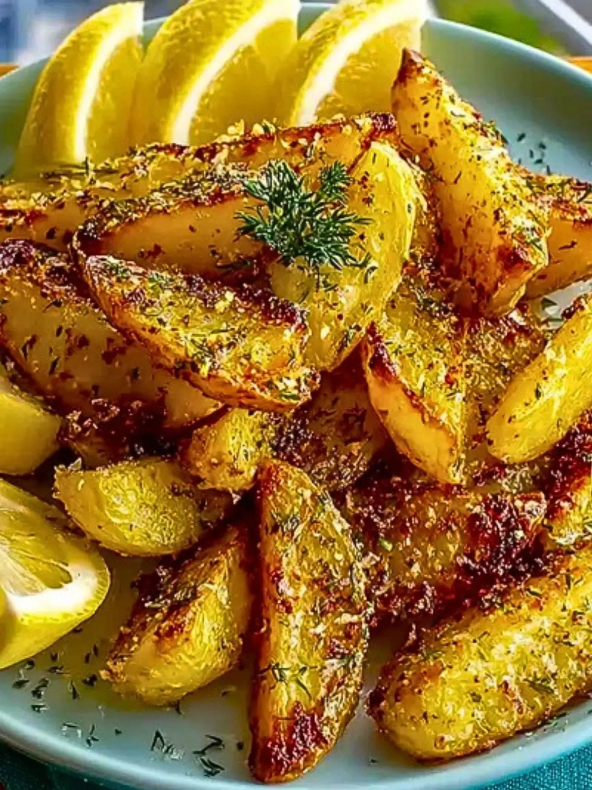 Simple Crispy Greek Lemon Potatoes (1)